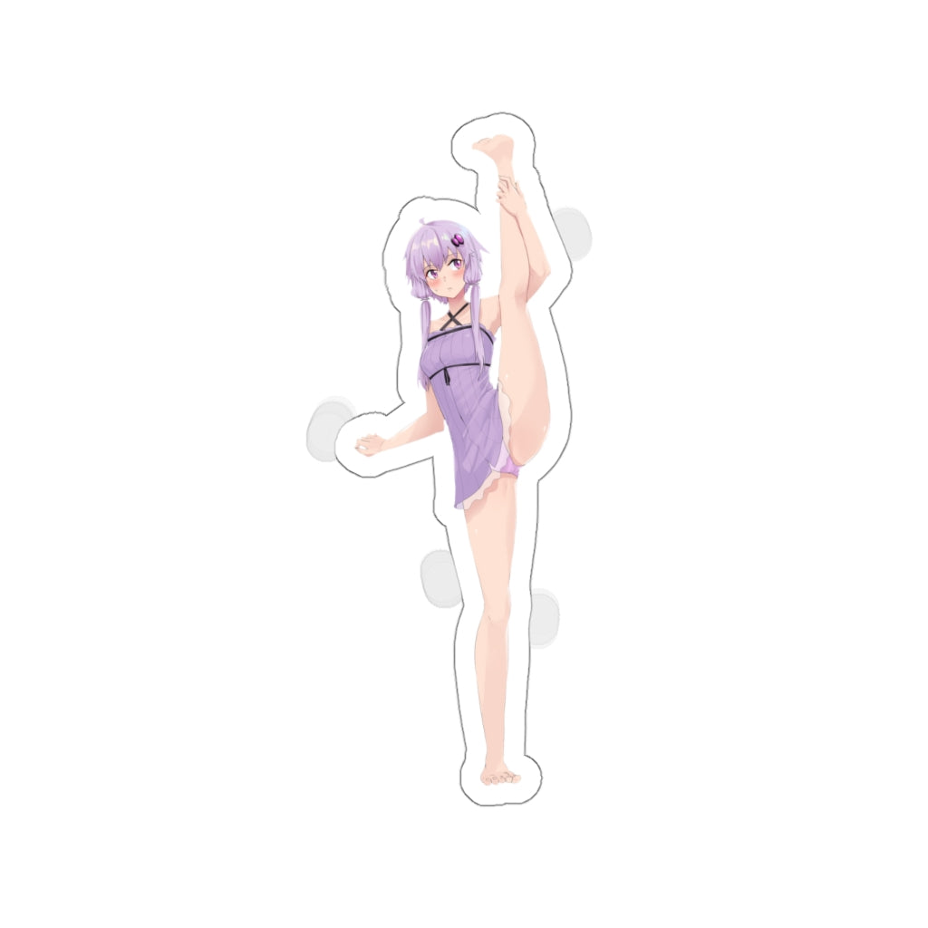 Yuzuki Yukari Vocaloid Sexy Split Waterproof Sticker - Ecchi Vinyl Decal