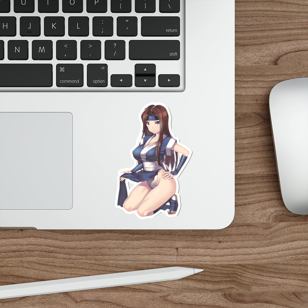 Sexy Ninja Omine Rurouni Kenshin Waterproof Sticker - Ecchi Vinyl Decal