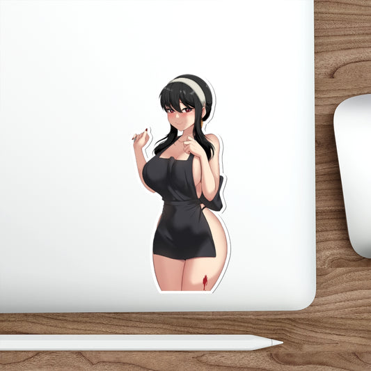 Sexy Apron Waifu Yor Forger Spy x Family Waterproof Sticker - Ecchi Vinyl Decal