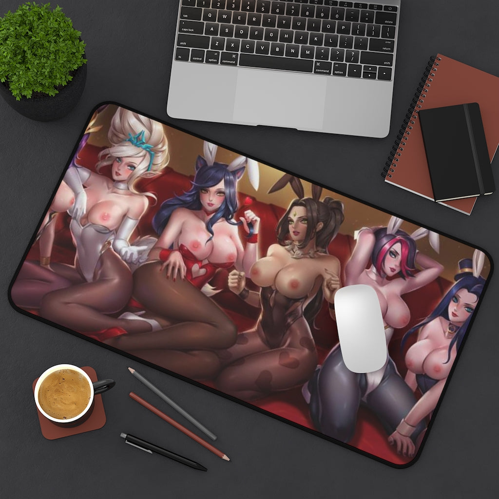 League of Legends Boobs Sexy Mousepad - Gaming Desk Mat - Ecchi LoL Playmat