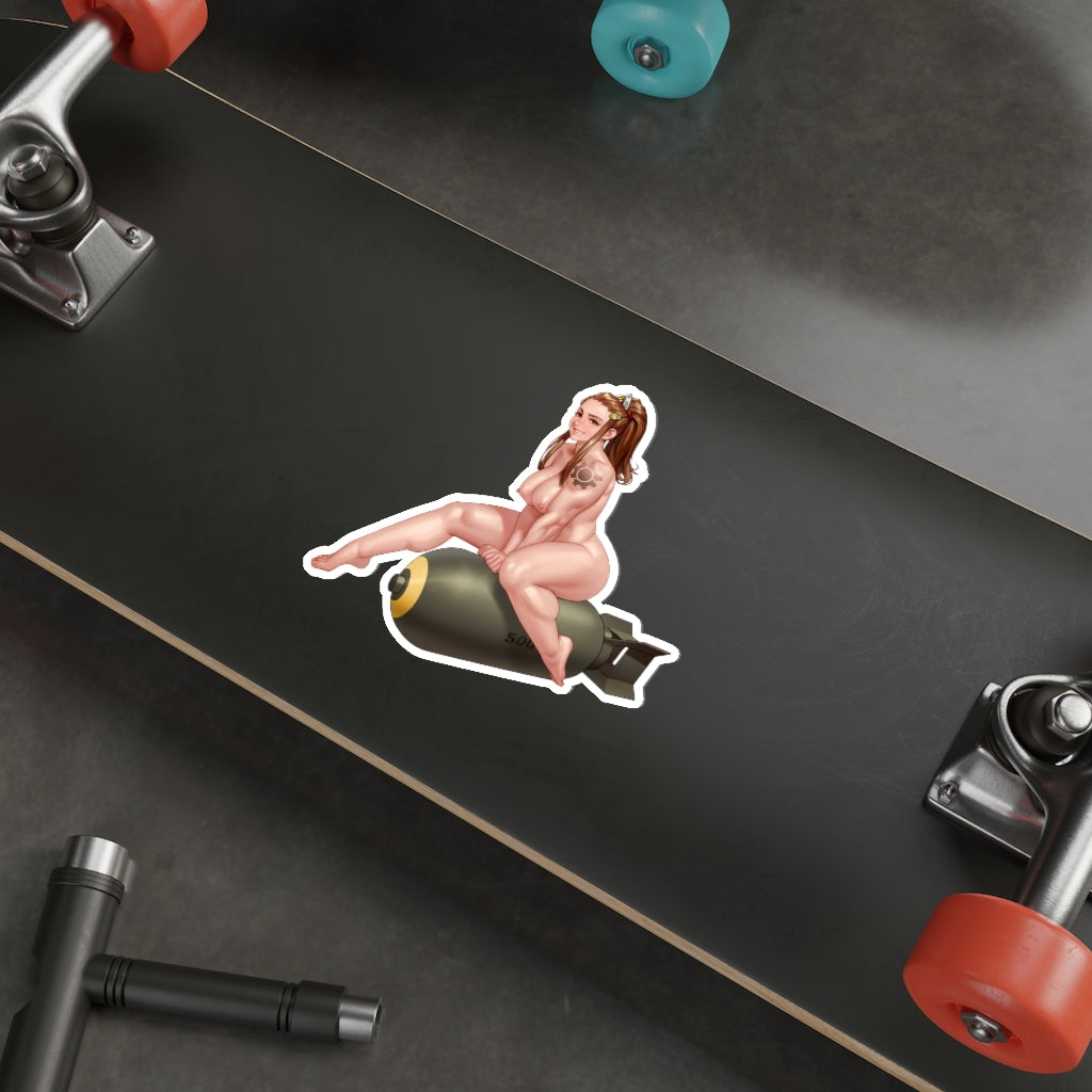 Overwatch Nude Brigitte Waterproof Sticker Decal