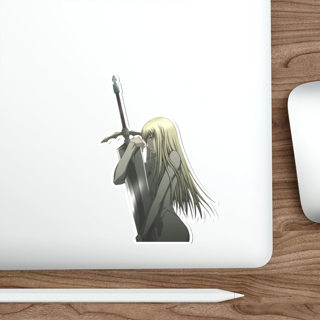 Claymore Sexy Clare Sword Waterproof Sticker - Ecchi Vinyl Decal