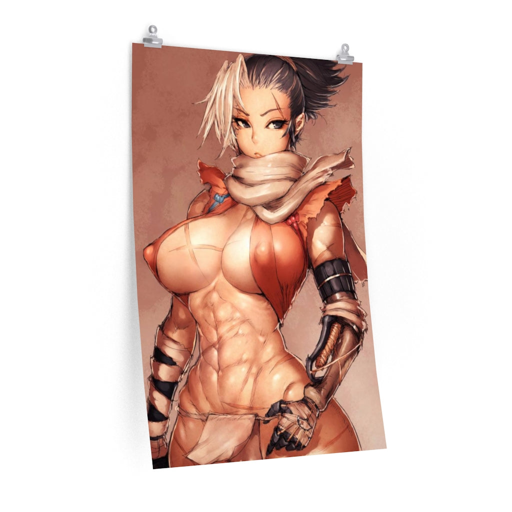 Female Sekiro Shadows Die Twice Poster - Lewd Premium Matte Vertical Poster - Adult Wall Art