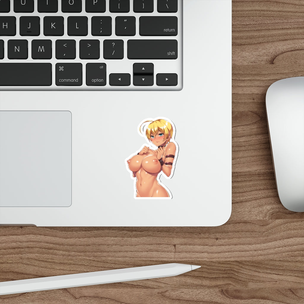 Food Wars Topless Ikumi Mito Waterproof Sticker - Ecchi Vinyl Decal