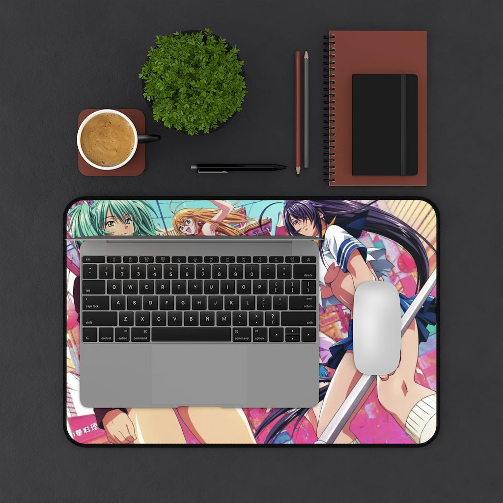 Ikkitousen Sexy Mousepad - Hot Anime Girls Desk Mat - Ecchi Playmat