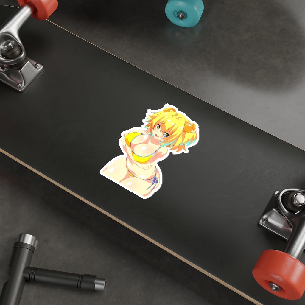 Thick Pine Bomber Girl Bomberman Waterproof Sticker - Ecchi Vinyl Decal