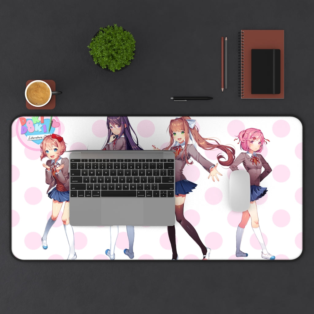 Doki Doki Literature Club Mousepad - Large Ecchi Desk Mat - Mouse Pad - Kawaii Playmat