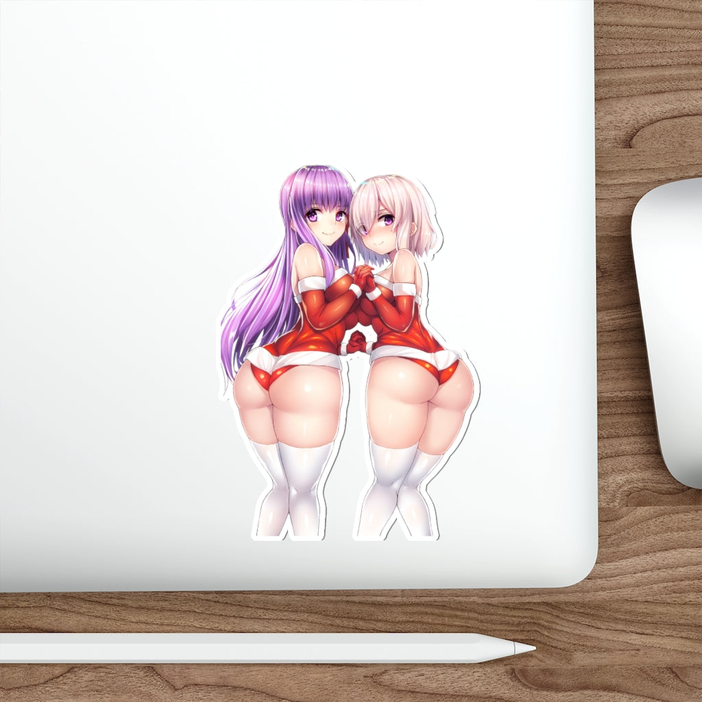 BB and Mash Kyrielight Sexy Christmas Fate Grand Order Waterproof Sticker - Ecchi Vinyl Decal