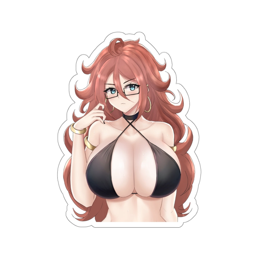 Android 21 Dragon Ball Big Bikini Tits Waterproof Sticker - Ecchi Vinyl Decal