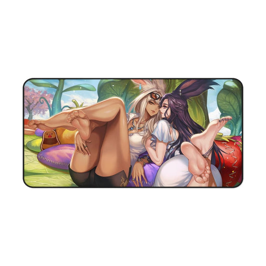 Final Fantasy 14 Mousepad - Ecchi Viera Large Desk Mat - Mtg Playmat