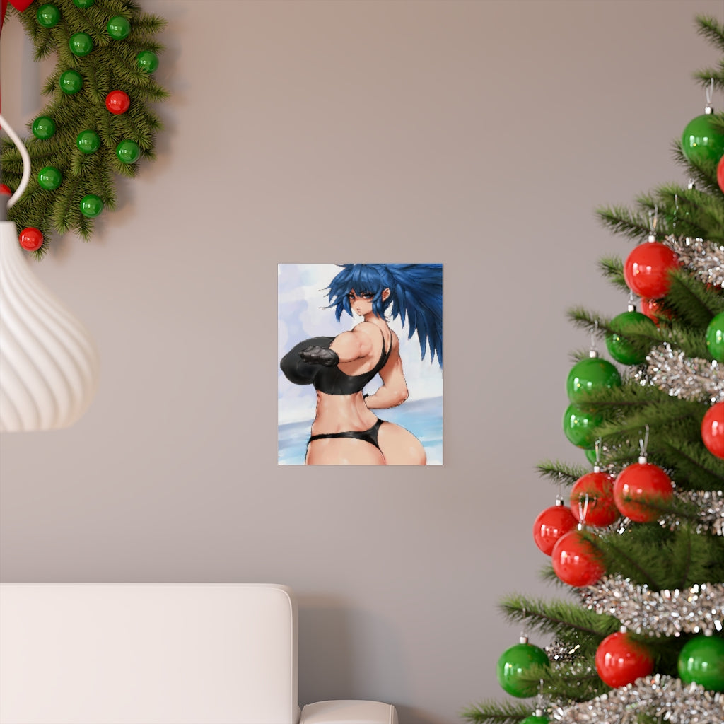 Leona Heidern The King Of Fighters Poster - Lewd Premium Matte Vertical Poster - Adult Wall Art