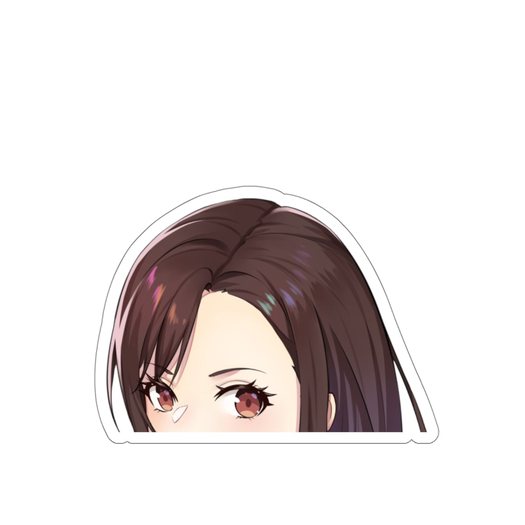 Tifa Peeker- Anime Peeker Waterproof Sticker - Ecchi Vinyl Decal