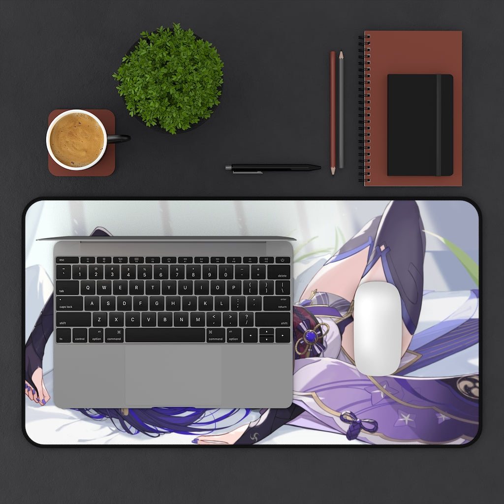 Sexy Raiden Shogun Genshin Impact Desk Mat - Non Slip Mousepad