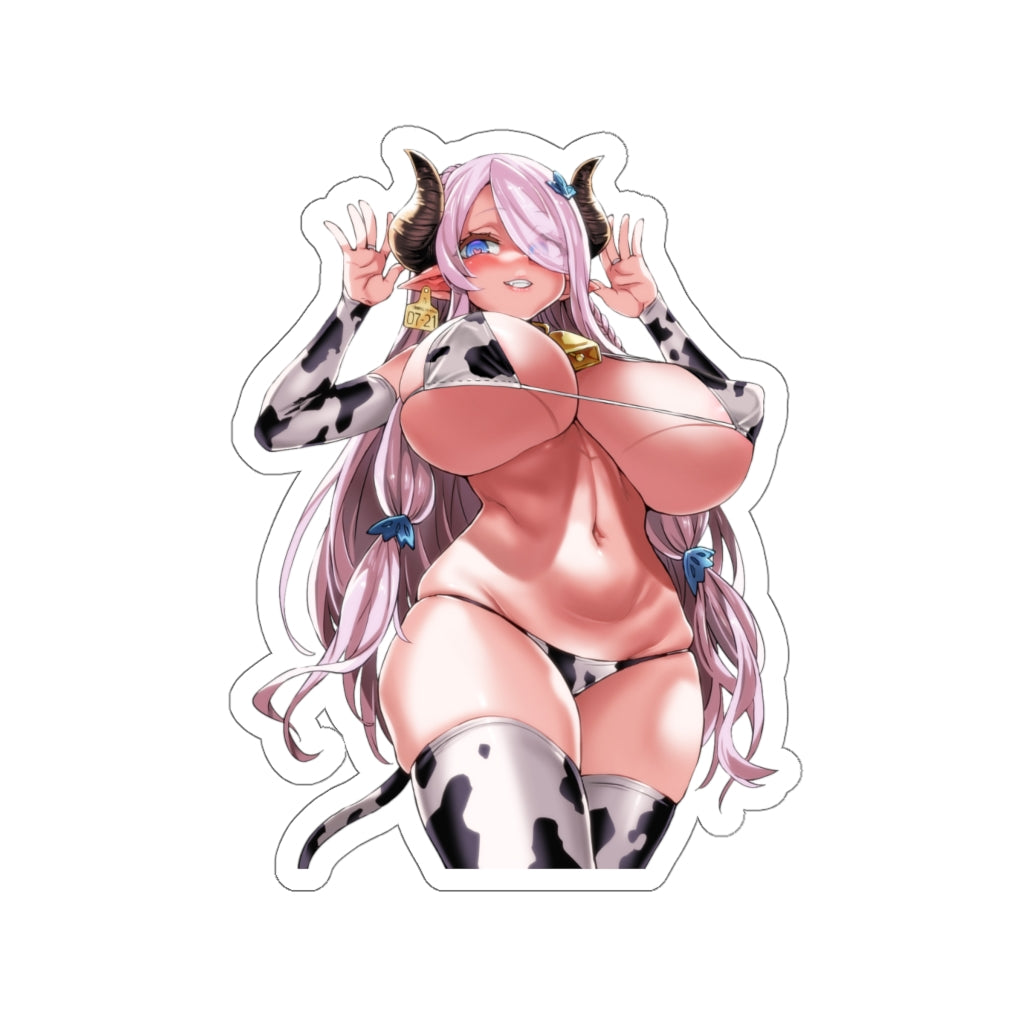 Granblue Fantasy Narmaya Cow Girl Big Tits Waterproof Sticker - Ecchi Vinyl Decal