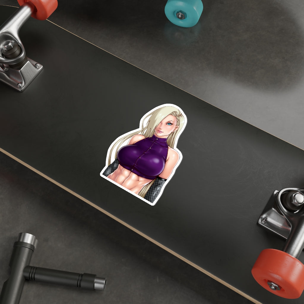 Sexy Yamanaka Ino Naruto Peeker Waterproof Sticker - Ecchi Vinyl Decal