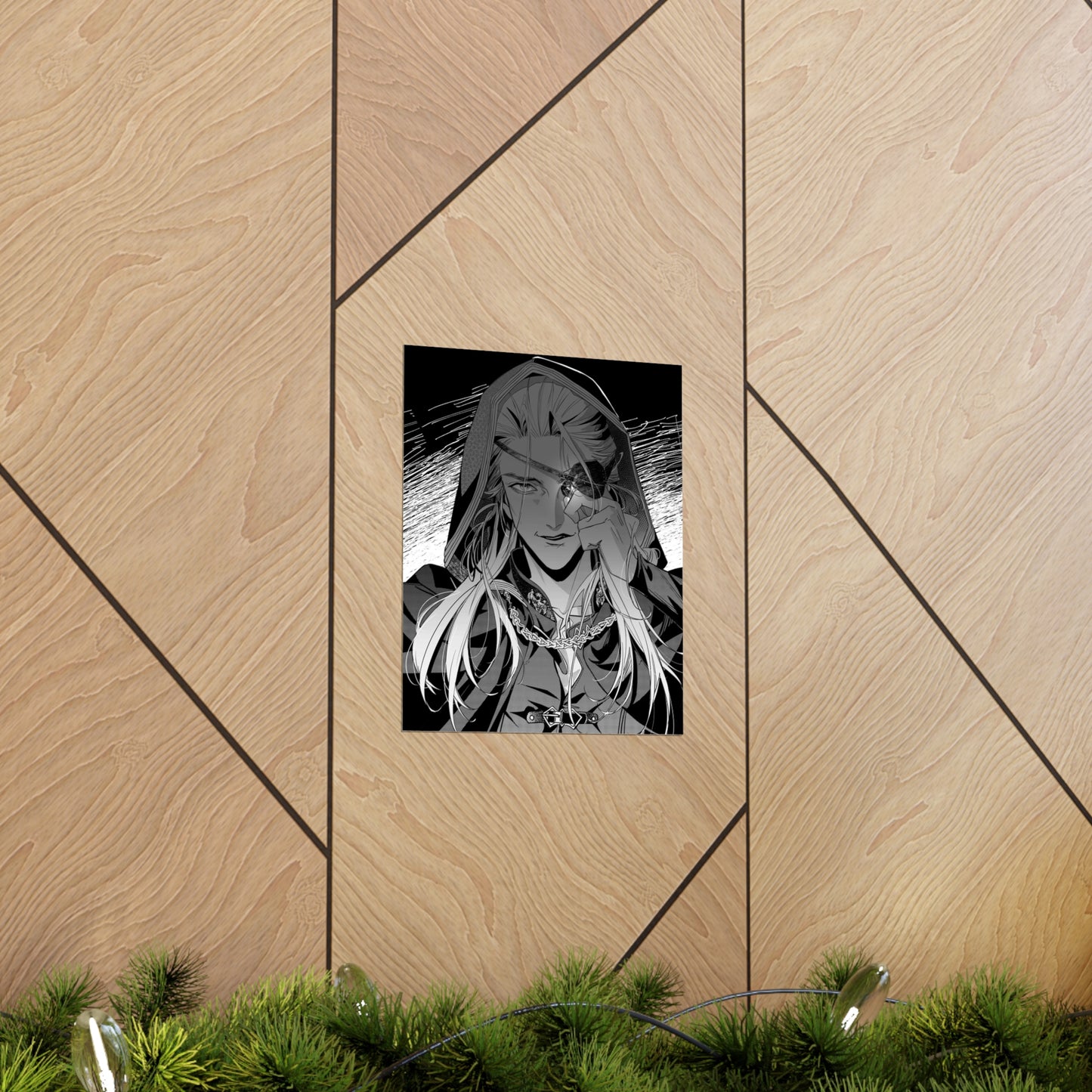 Aemond Targaryen Poster - House of the Dragon Wall Art - Game of Thrones Anime Manga Poster