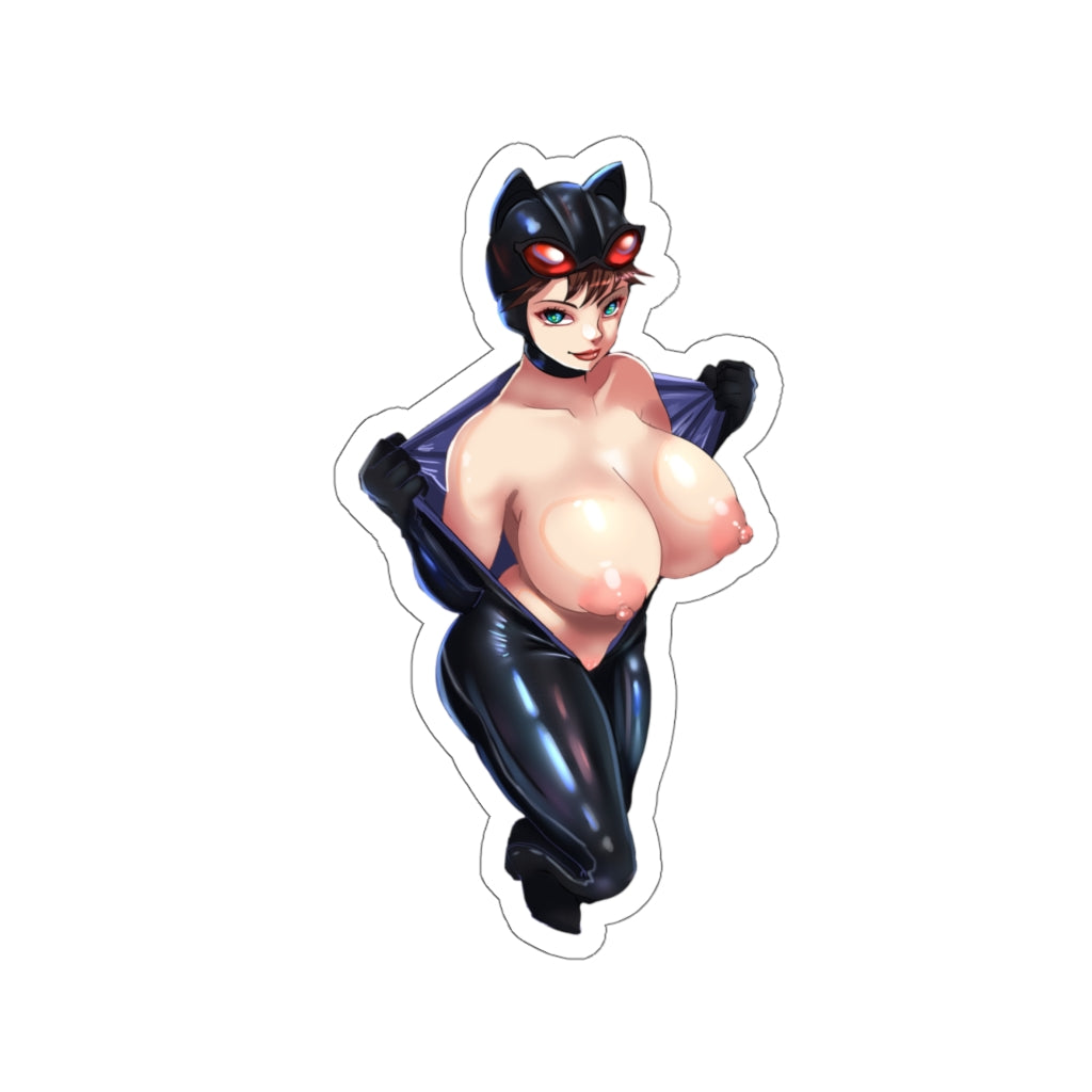 Topless Catwoman Waterproof Sticker - Ecchi Vinyl Decal