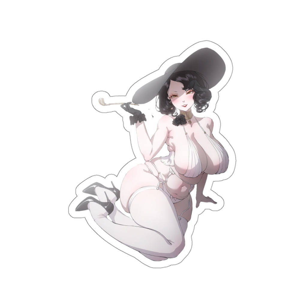 Resident Evil Village Thick Boobs Waifu Alcina Dimitrescu Waterproof Sticker - Ecchi Vinyl Decal