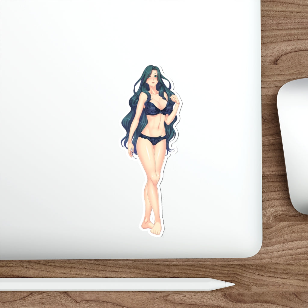 Taimanin Kurenai Makishima Ayame Sexy Lingerie Ecchi Vinyl Decal Waterproof Sticker - Ecchi Vinyl Decal