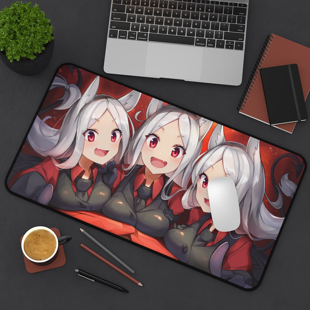 Cerberus Uniform Desk Mat - Large Helltaker Mousepad - Gaming Playmat