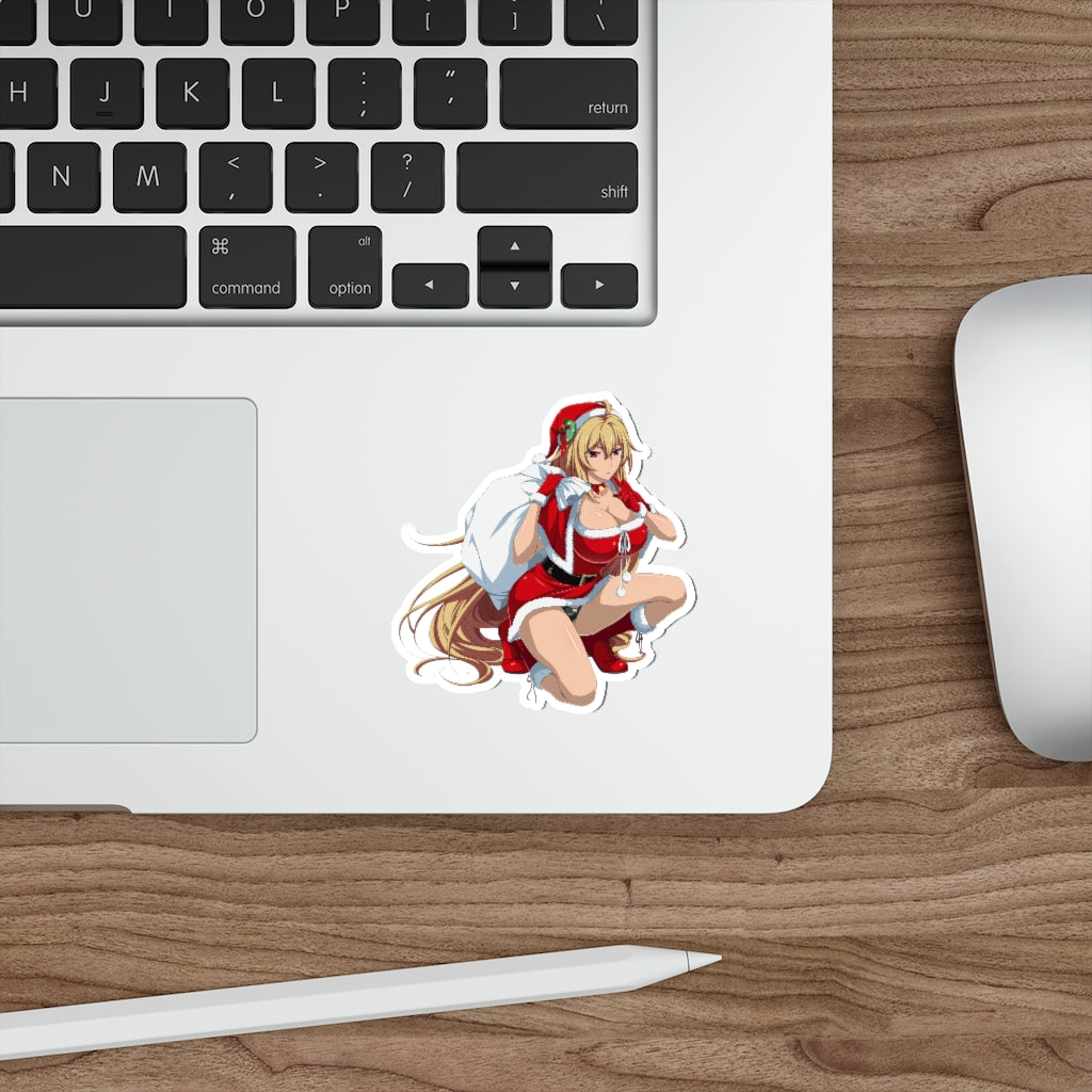 Valkyrie Drive Sexy Santa Mirei Shikishima Waterproof Sticker - Ecchi Vinyl Decal