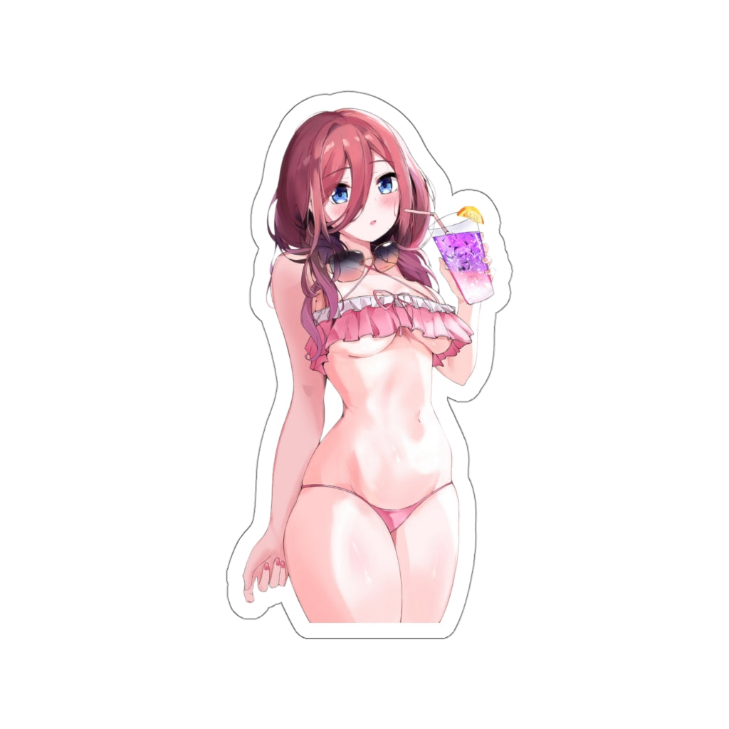 nakanomiku quintessential quintuplets Waterproof Sticker - Ecchi Vinyl Decal