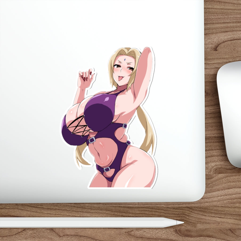 Thick Bodysuit Tsunade Naruto Waterproof Sticker - Ecchi Vinyl Decal