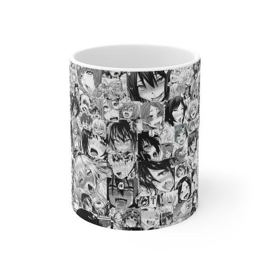 Ahegao Collage Mug 11oz