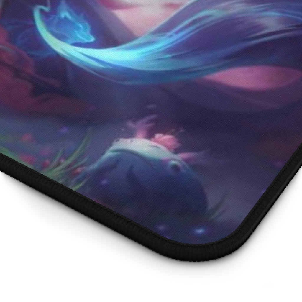 Pink Ahri Sexy Mousepad - League of Legends Ecchi Desk Mat - LoL Gaming Playmat