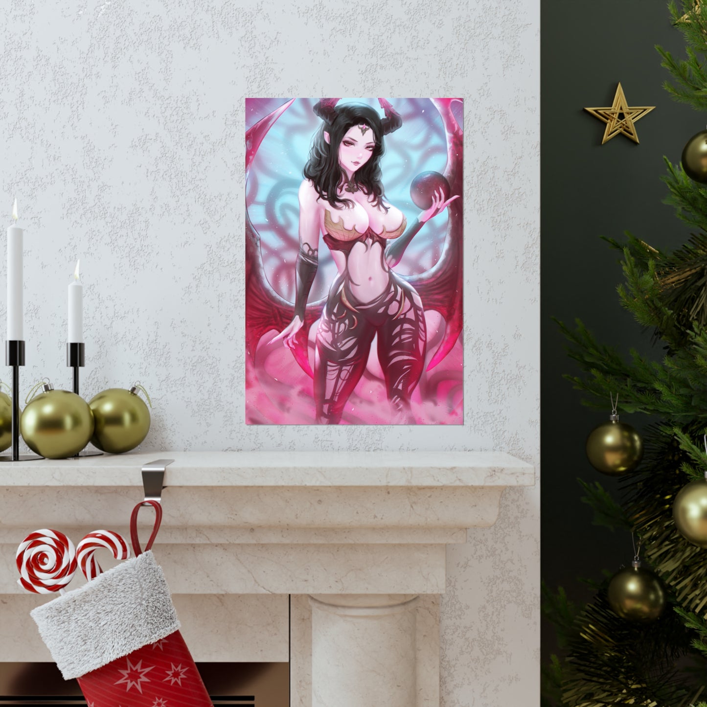 Sexy Vykas Lost Ark Poster - Gaming Decor Wall Art - Ecchi Premium Matte Vertical Poster