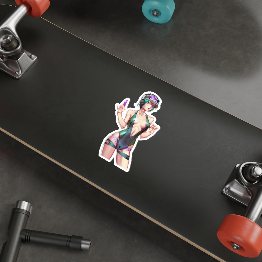 Rainbow Six Siege Sexy Swimsuit Ela Waterproof Sticker - Ecchi Vinyl Decal