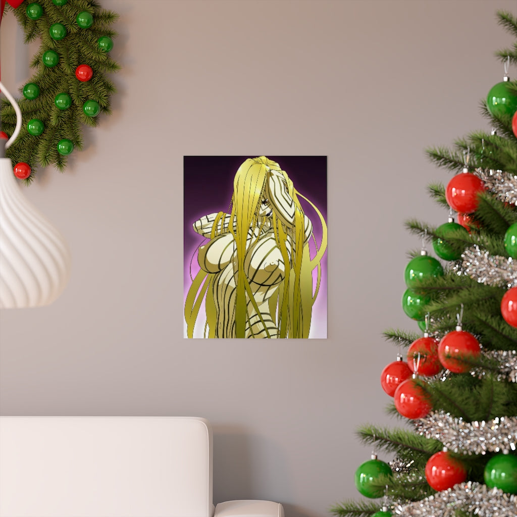 Big Tits Asherah Shin Megami Tensei Poster - Lewd Premium Matte Vertical Poster - Adult Wall Art