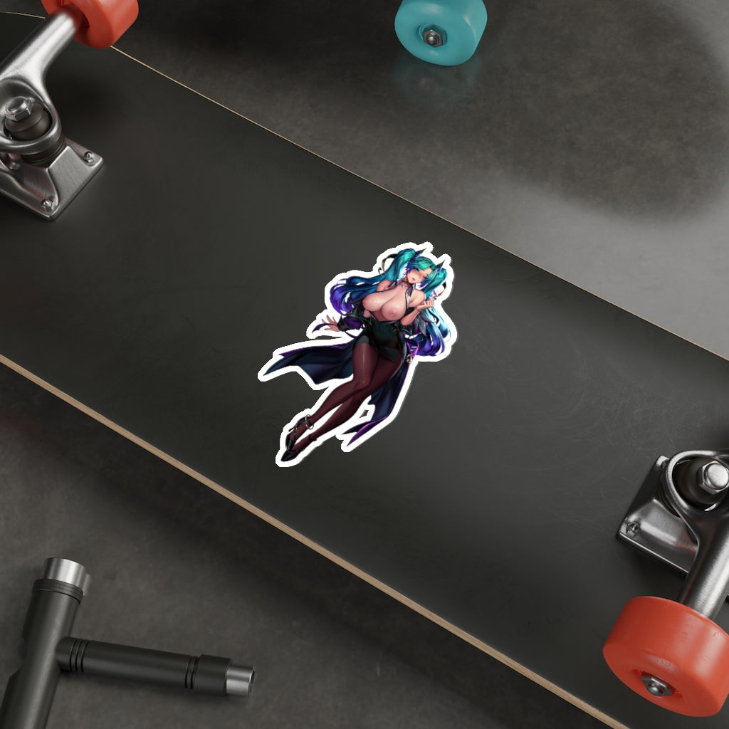 League of Legends Waterproof Sticker - Topless Sona Buvelle Ecchi Vinyl Car Decal