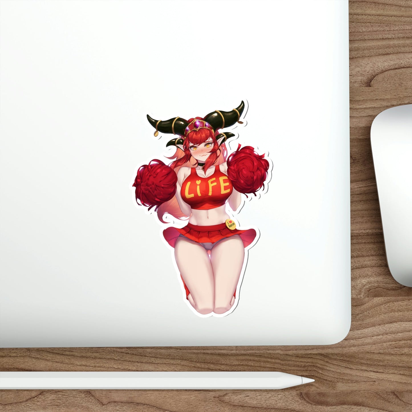 Alexstrasza Sexy Cheerleader Warcraft Waterproof Sticker - Weatherproof Vinyl Car Decal