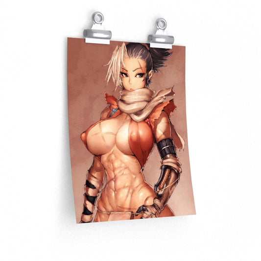 Female Sekiro Shadows Die Twice Poster - Lewd Premium Matte Vertical Poster - Adult Wall Art