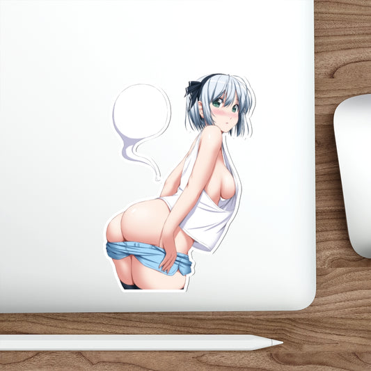 Touhou Big Butt Konpaku Youmu Waterproof Sticker - Ecchi Vinyl Decal