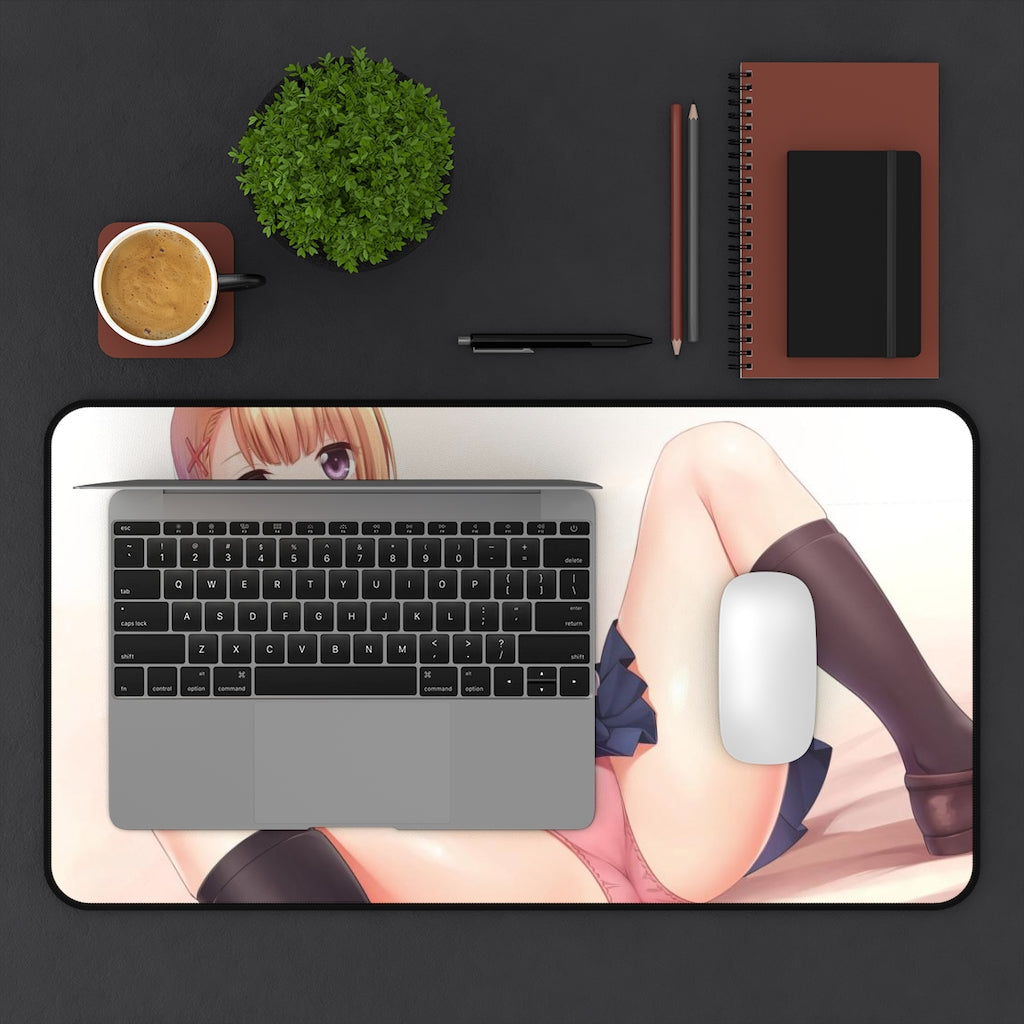 Mieruko-Chan Slice Of Horror Mousepad - Hana Yurikawa Panties Flash - Ecchi Desk Mat