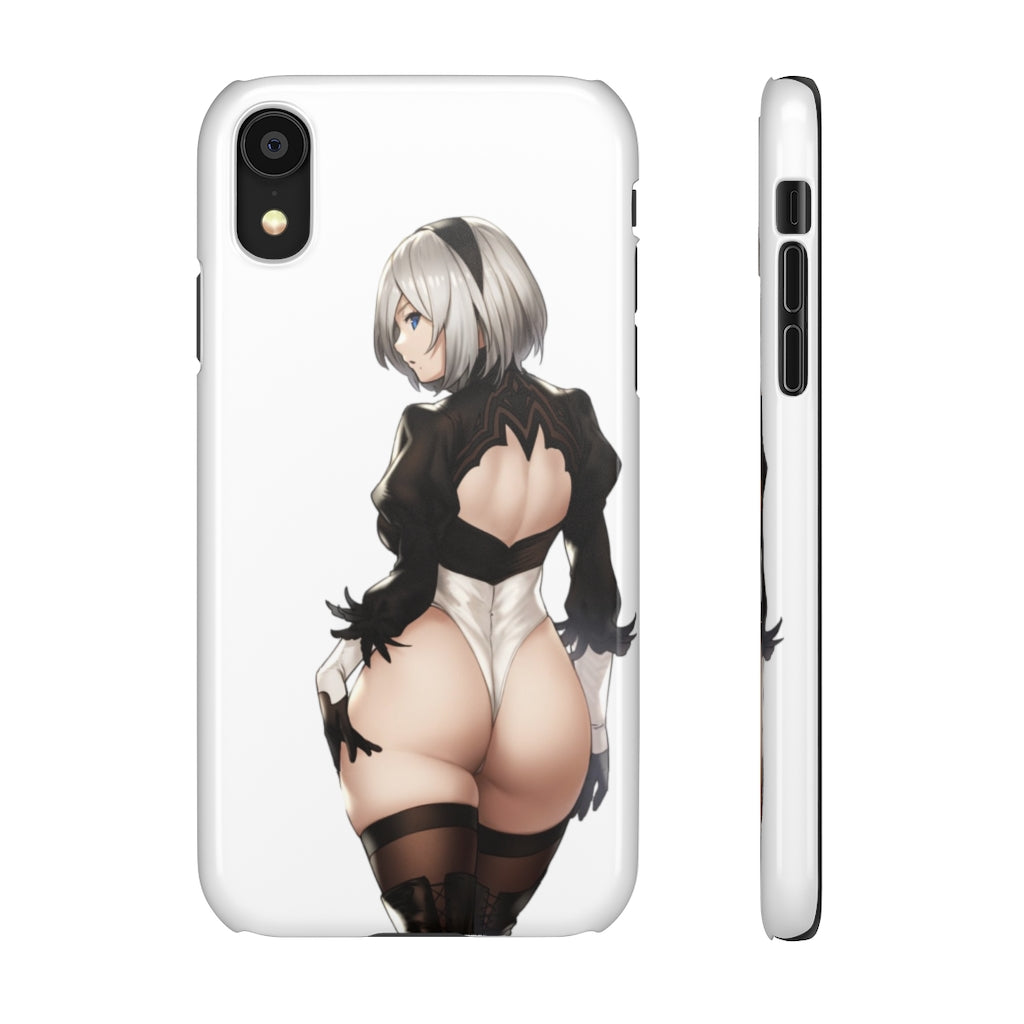 2B Anime Phone Case - Nier Automata Kawaii Aesthetic Snap Case