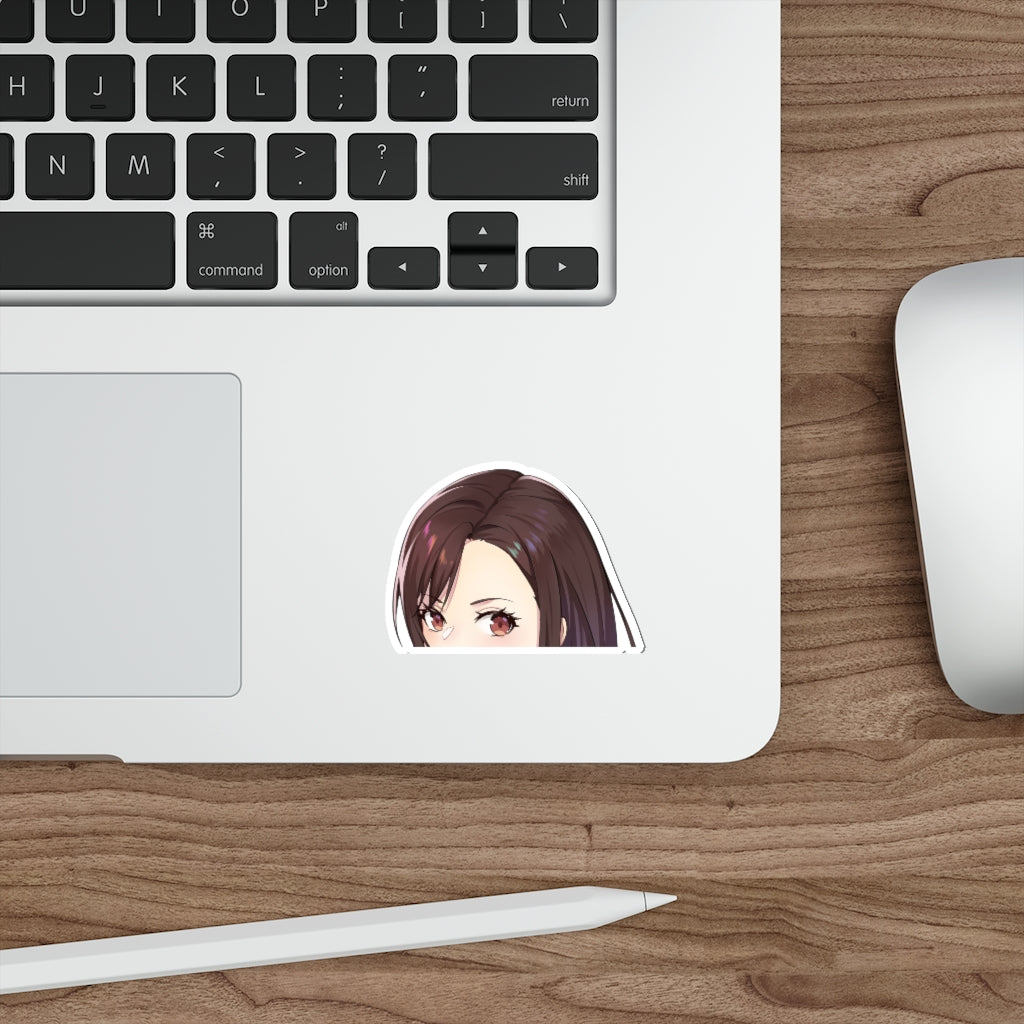 Tifa Peeker- Anime Peeker Waterproof Sticker - Ecchi Vinyl Decal