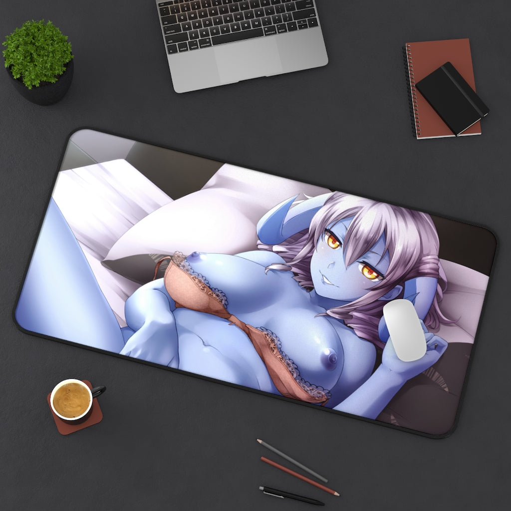 Celeste Luvendass HuniePop Nude Tits and Panties Desk Mat - Sexy Anime Girl Mousepad - Gaming Playmat