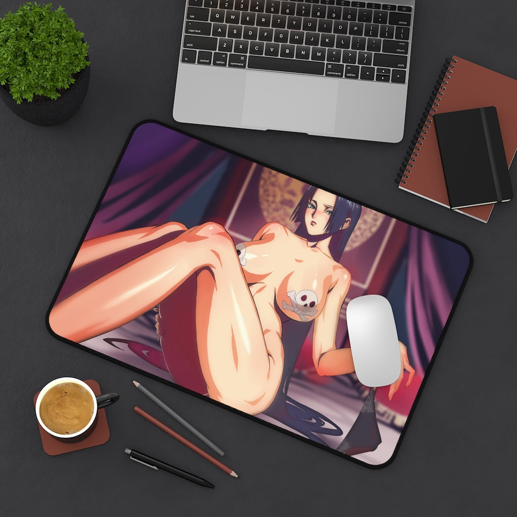 Nude Busty Boa Hancock One Piece Desk Mat - Lewd Mousepad - Sexy Anime Girl Playmat