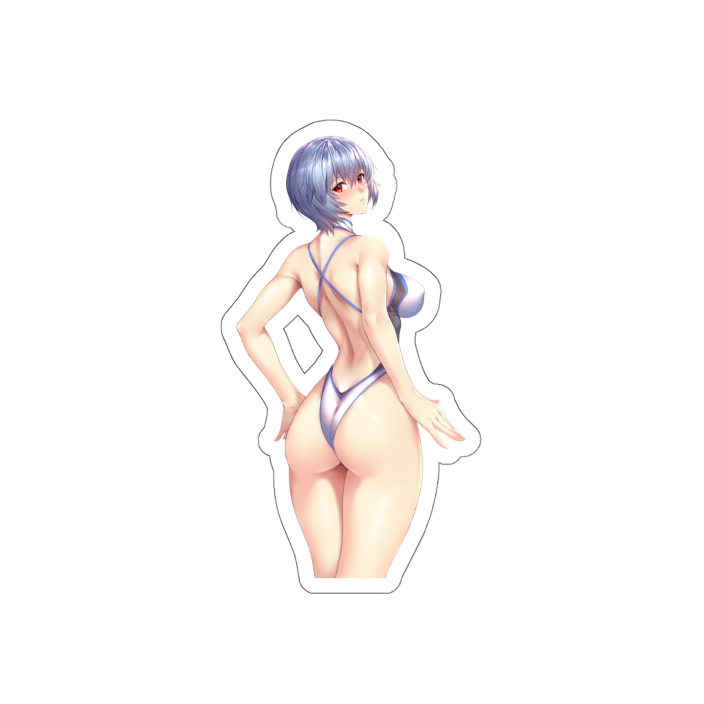Evangelion Sticker - Rei Swimsuit Waterproof Sticker Ecchi - Anime Car Decal