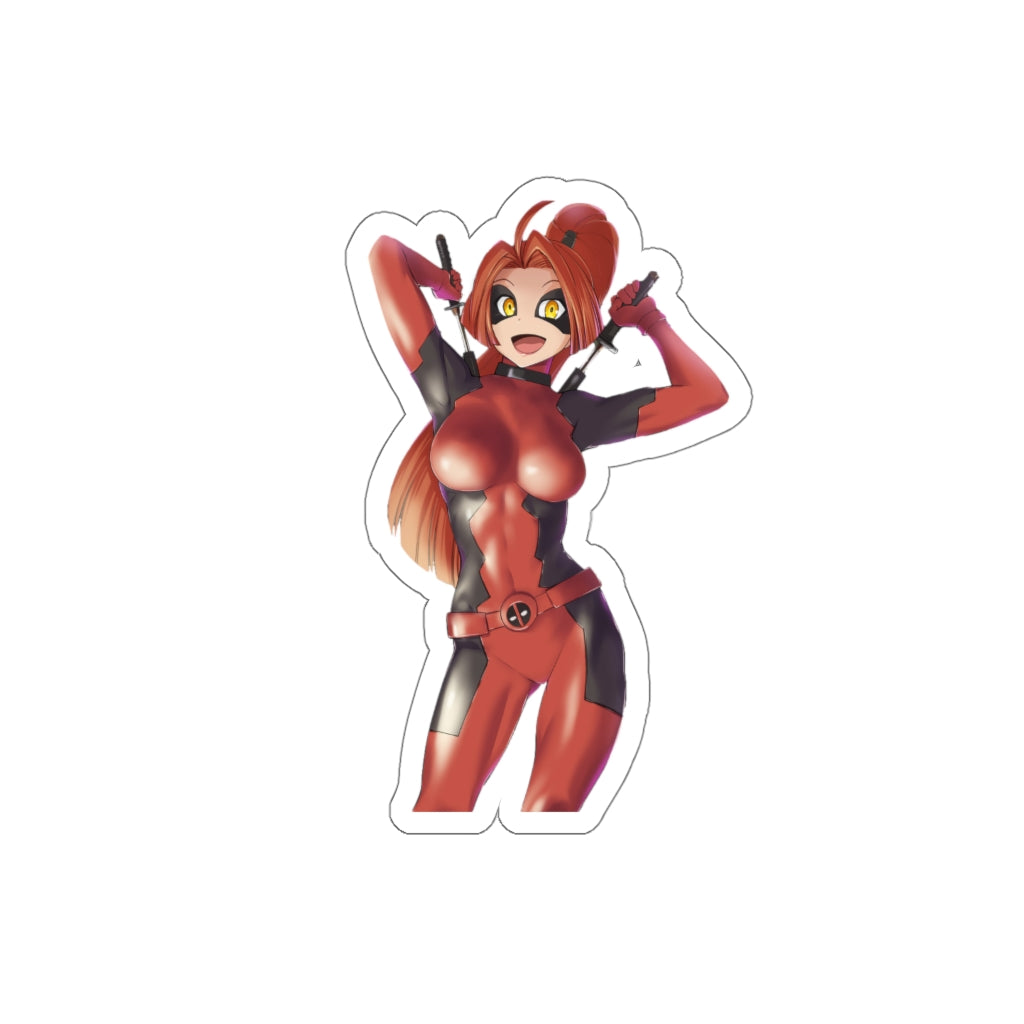 Deadpool Gender Swap Waterproof Sticker - Ecchi Vinyl Decal