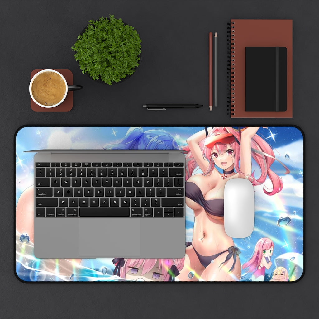 Azur Lane Sexy Girls Mousepad - St Louis And Bremerton Large Desk Mat - Ecchi Mouse Pad