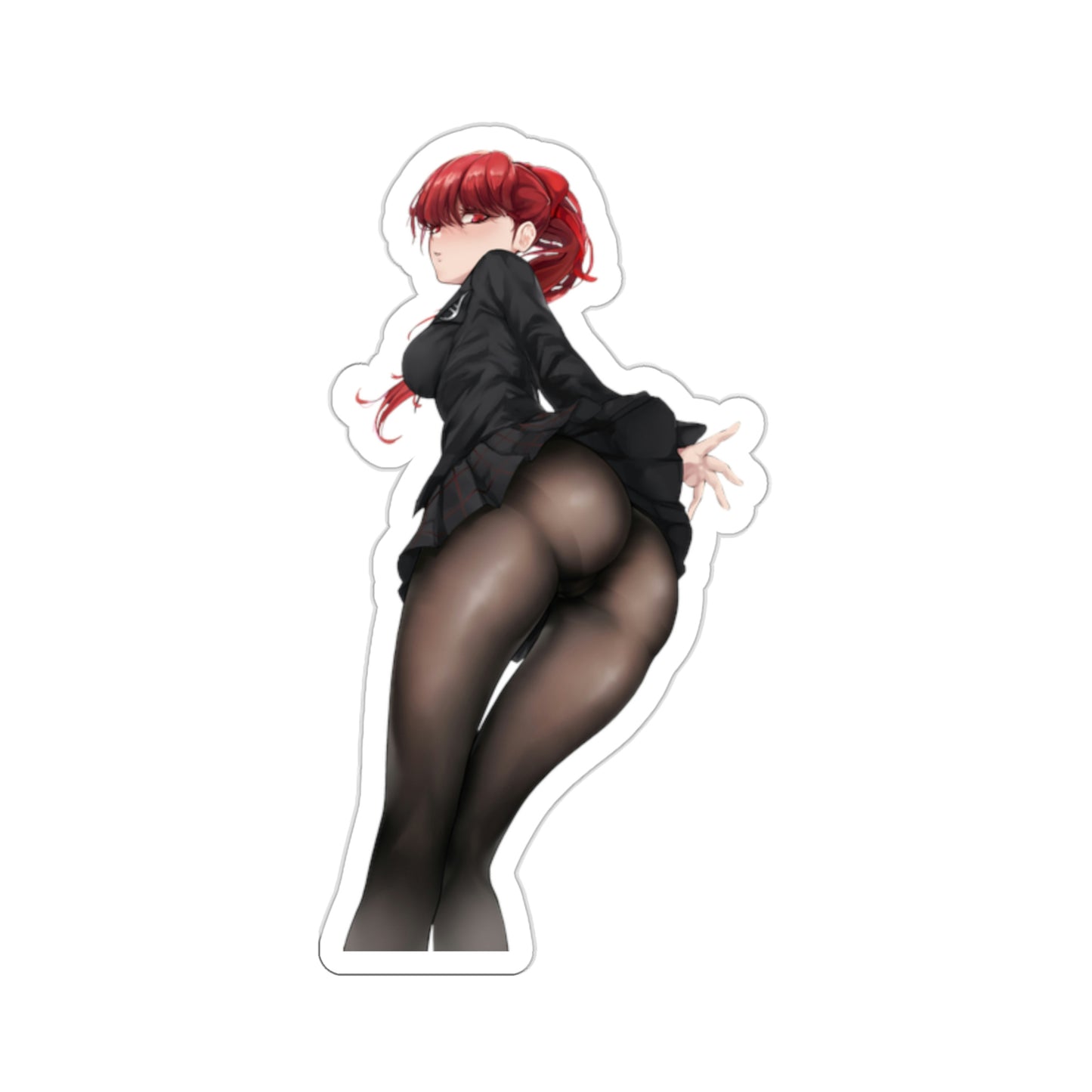 Persona 5 Waterproof Sticker - Kasumi Yoshizawa Pantyhose Ecchi Vinyl Car Decal