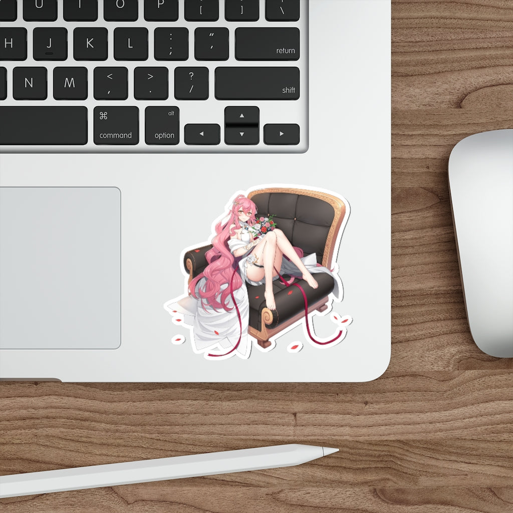 Counter Side Sexy Bride Veronica Waterproof Sticker - Ecchi Vinyl Decal