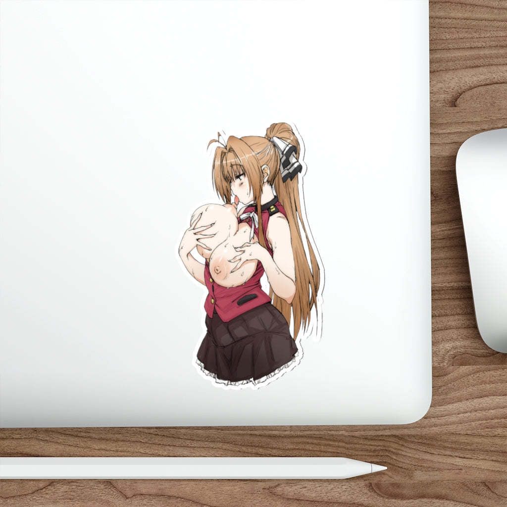 Sento Isuzu Amagi Brilliant Park Hentai Boobs Waterproof Sticker - Ecchi Vinyl Decal