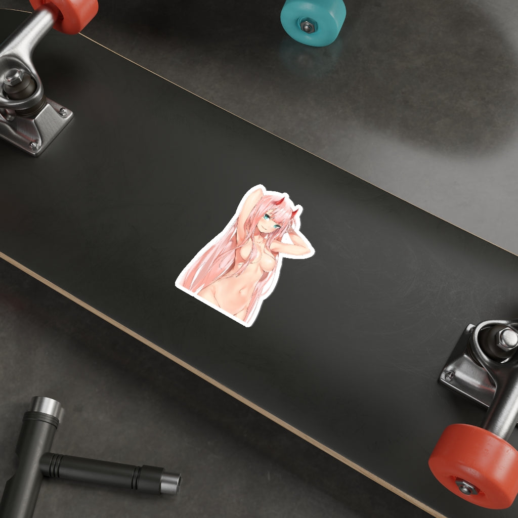 Nude Zero Two Waterproof Sticker - Ecchi Decal - Darling in the Franxx