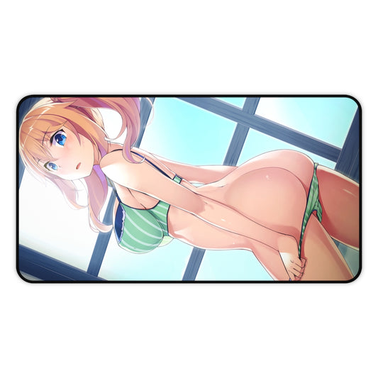 Under One Wing Sexy Mousepad - Sasaki Kazusa Ecchi Desk Mat - Gaming Playmat