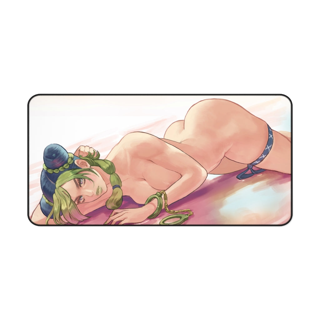 Nude Jolyne Kujo JoJo's Bizarre Adventure Desk Mat - Lewd Mousepad - Sexy Anime Girl Playmat